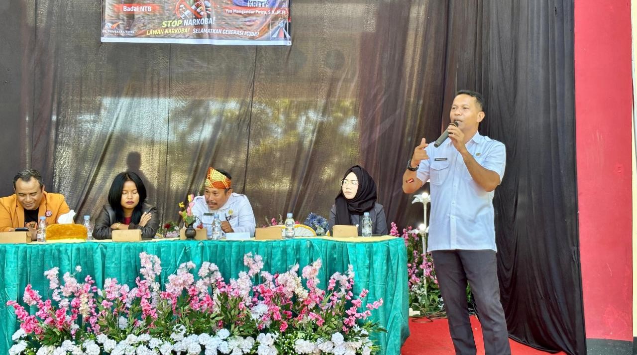 Bupati Dompu Membuka Sosialisasi Anti Narkoba, Sepakat Jauhkan Generasi dari Bahaya Narkoba