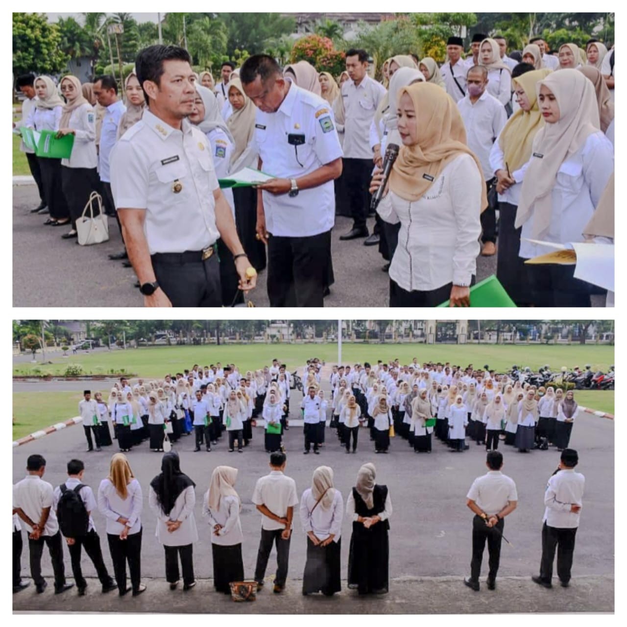 Pimpin Apel Pagi Lingkup Setda, Bupati Bambang Firdaus Sampaikan Arahan Ini
