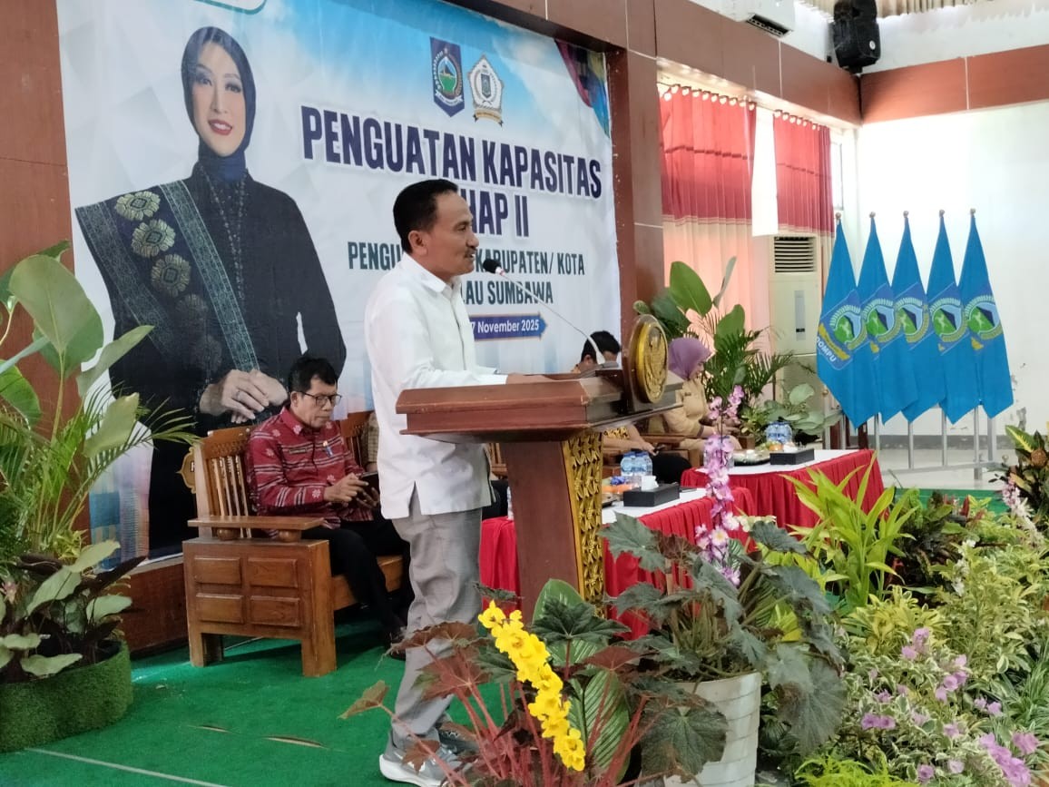 Wakil Bupati Dompu Berpesan sekaligus Membuka Kegiatan Penguatan LKKS Se-Pulau Sumbawa.