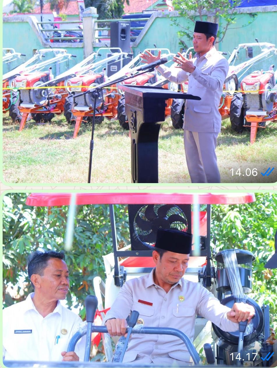 Bupati Dompu Serahkan Alsintan kepada Kelompok Tani, Perkuat Produktivitas Pertanian