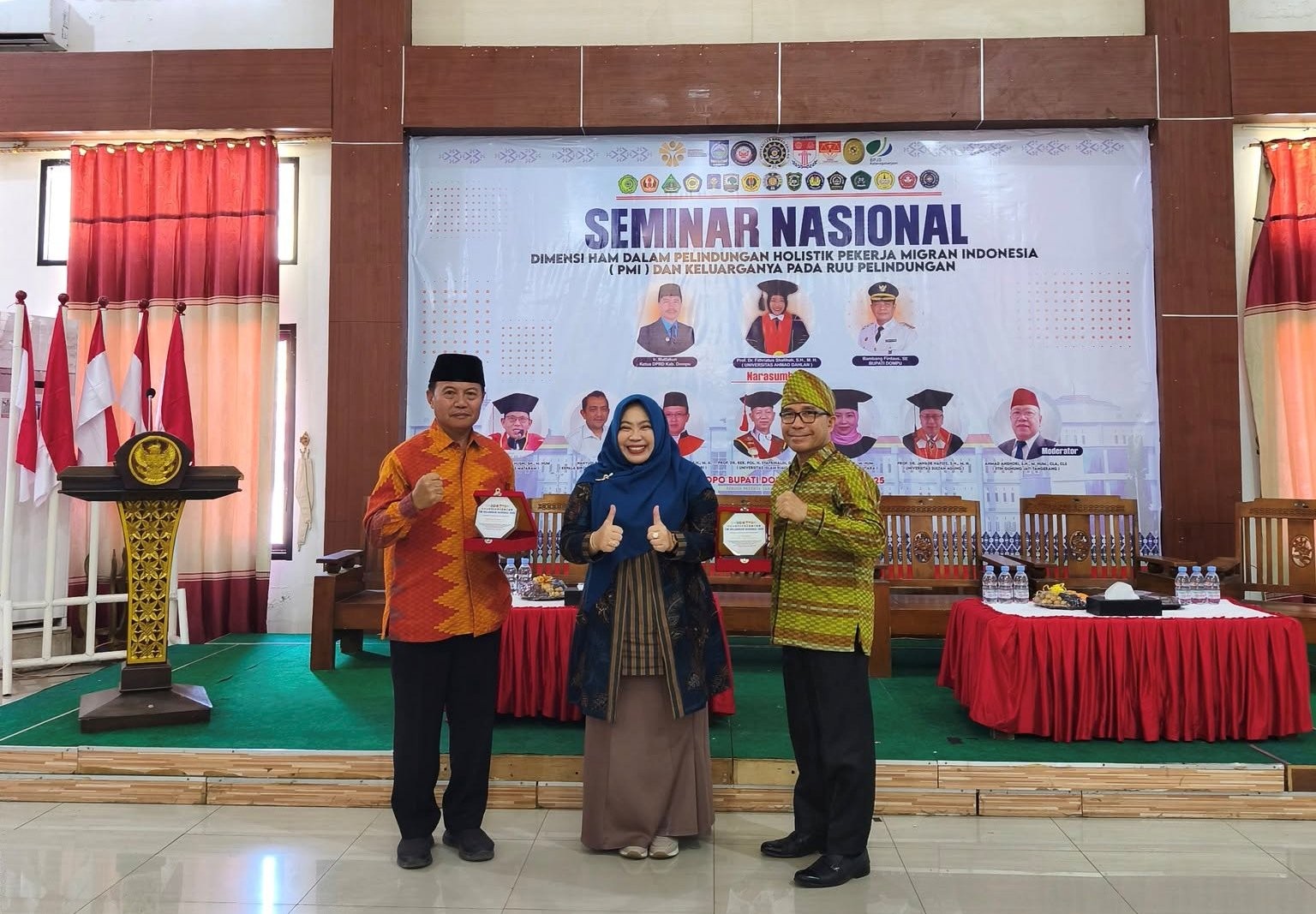 Perdana Era BBF-DJ, Dompu Tuan Rumah Semnas Pekerja Migran Indonesia