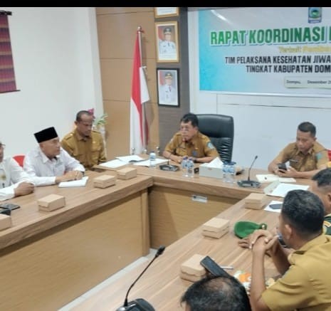Pimpin Rakor Tim Kesehatan Jiwa Masyarakat, Ini Harapan Pj. Sekda Dompu