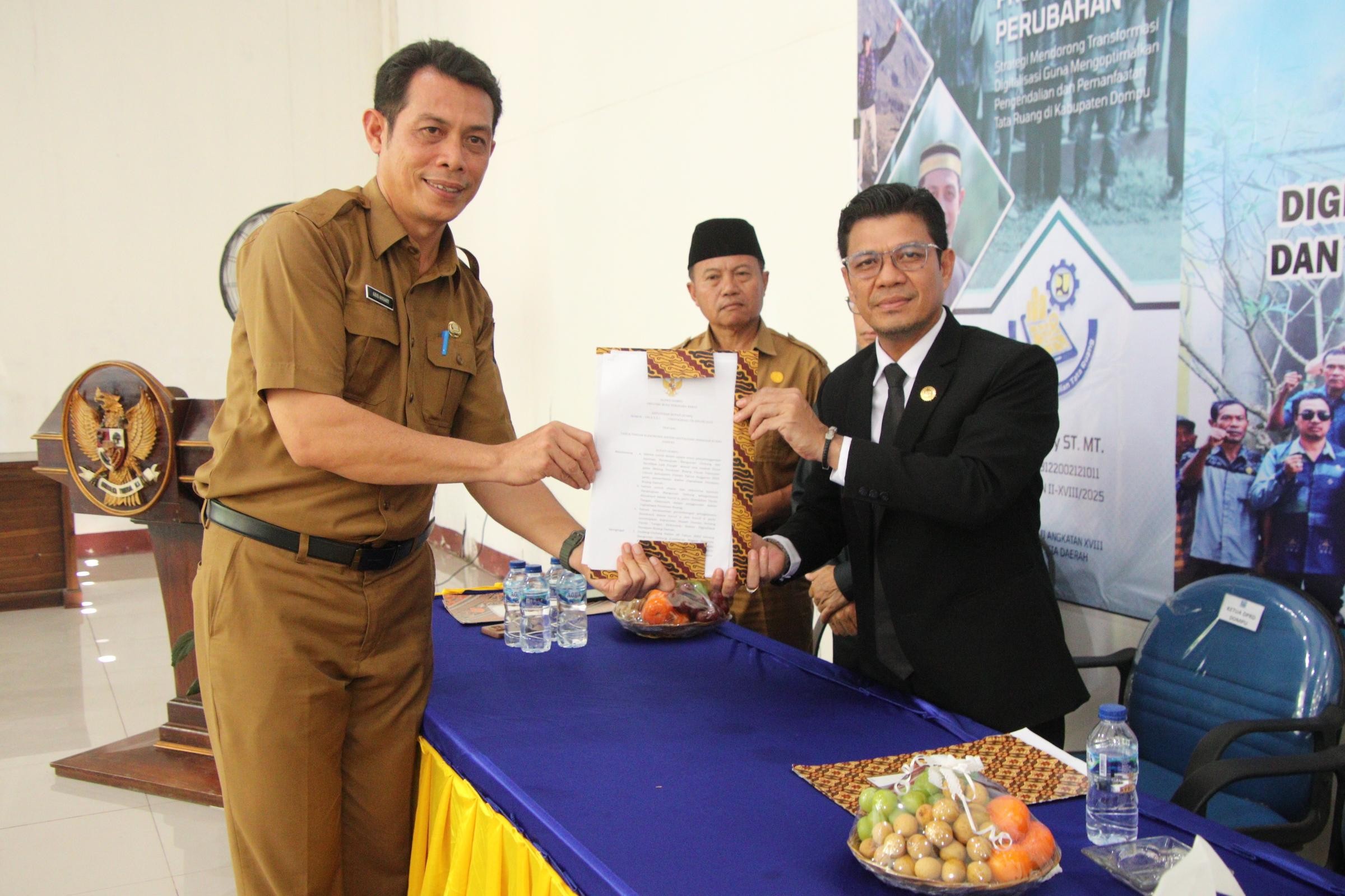 Launching dan Sosialisasi Digitalisasi Tata Ruang, Bupati Dompu Apresiasi Inovasi Dinas PUPR