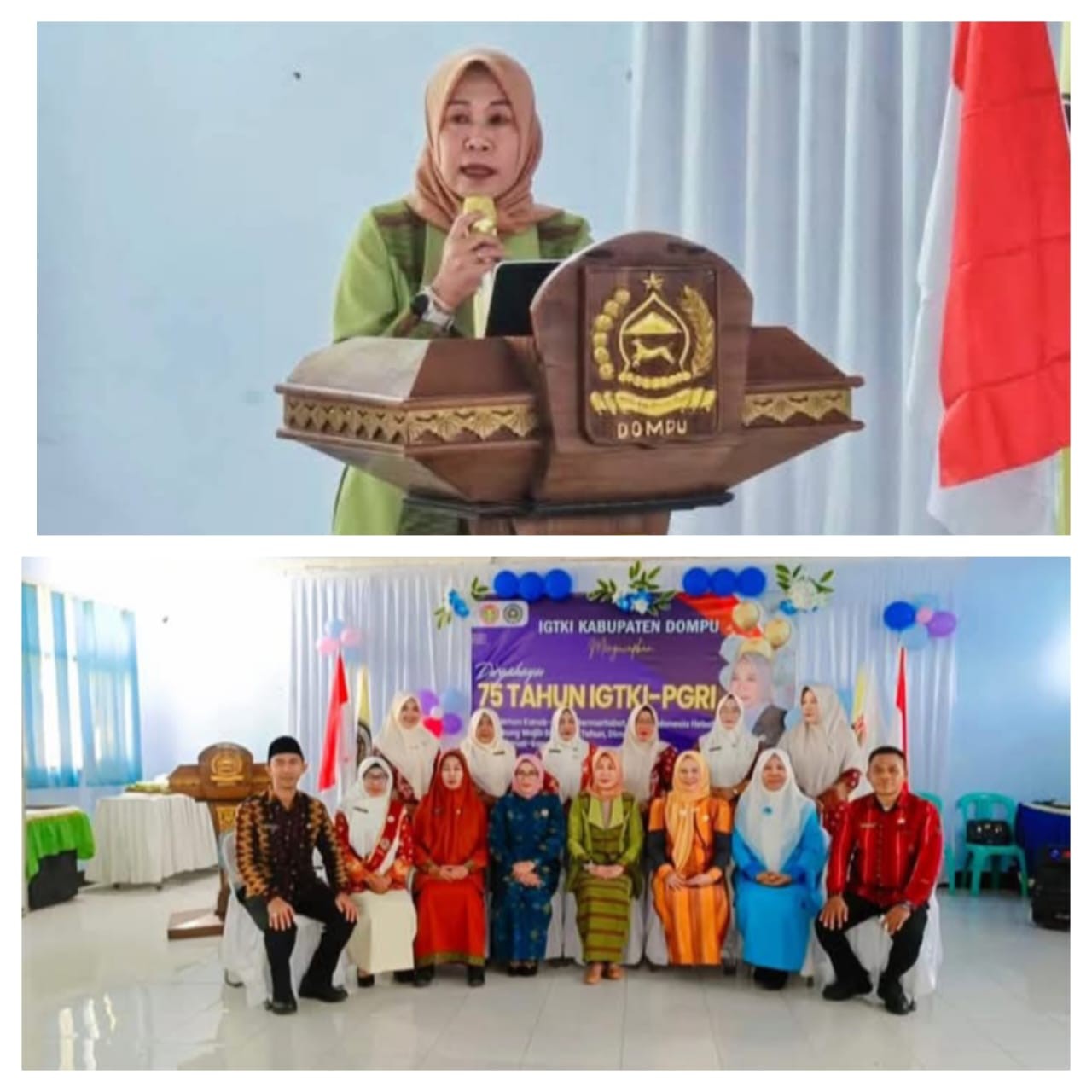 Bunda PAUD Kabupaten Dompu Hadiri Peringatan HUT IGTKI-PGRI Ke-75 Tahun 2025