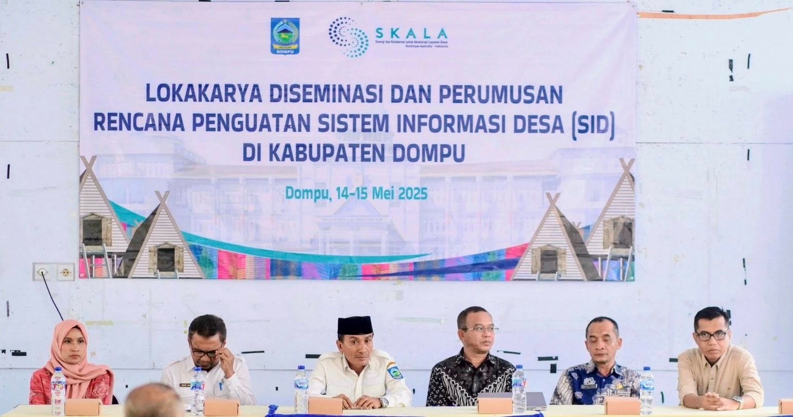 Wabup Dompu : Penyediaan SID yang Berkualitas dan Transparan, Ciri Pemerintahan yang Maju 