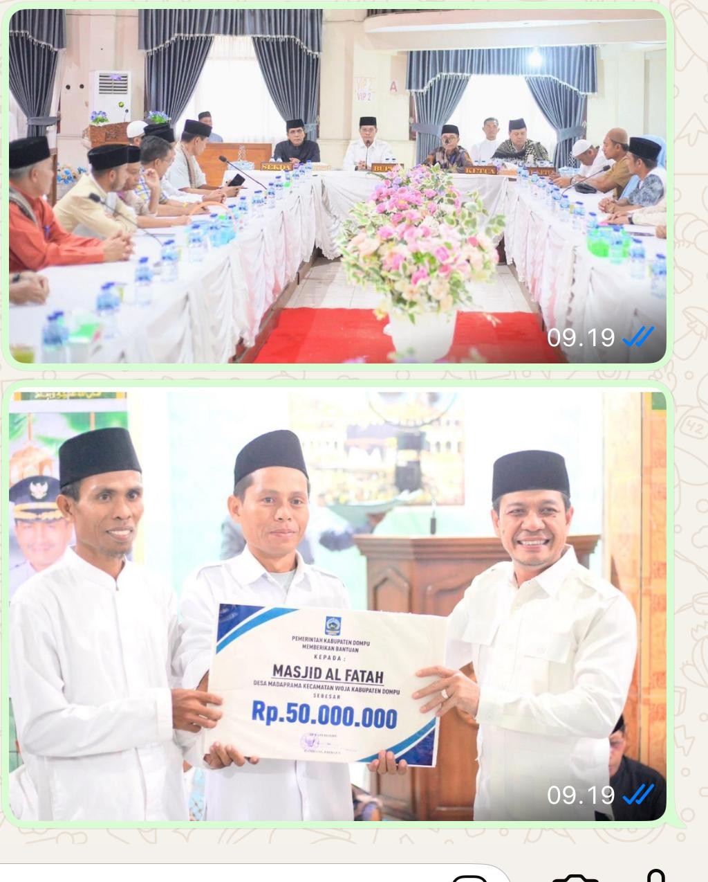 Putaran Ke-6, Bupati Dompu Bersafari Ramadhan di Kecamatan Woja dan Bukber di Kantor DPRD