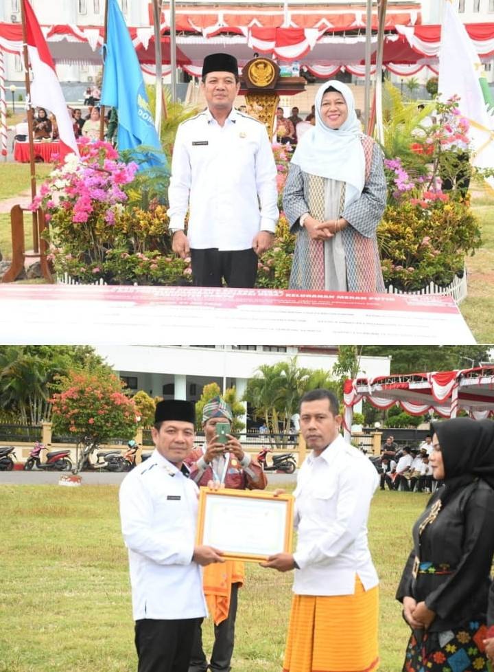 Lantik dan Kukuhkan Pengurus KMP, Bupati Dompu Bacakan Sambutan Menteri Koperasi RI