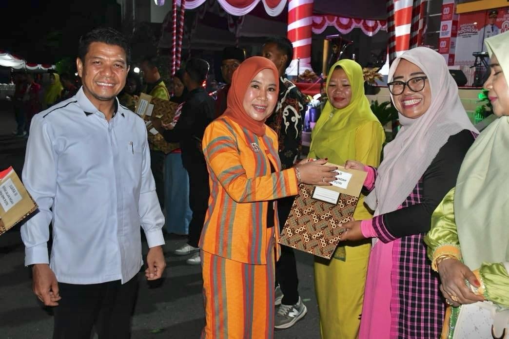 Malam Resepsi HUT ke-80 Kemerdekaan RI di Kabupaten Dompu  Berlangsung Meriah