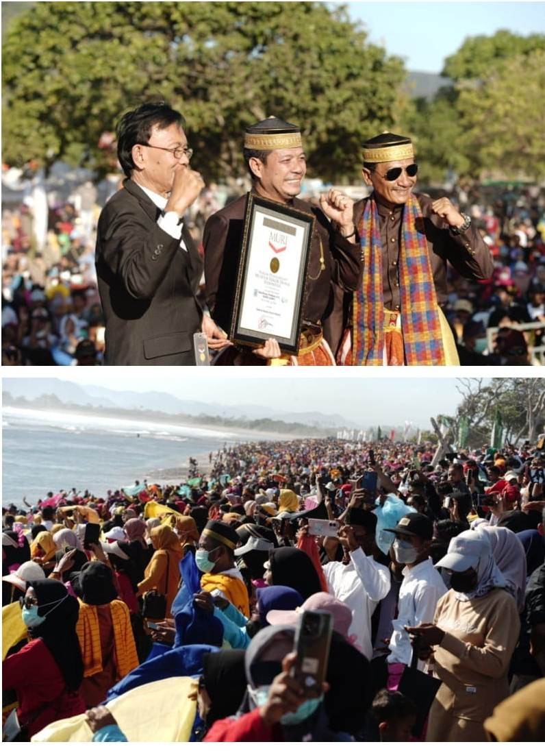 Tarian Ou Balumba Sukses Capai Rekor Muri, Bupati Dompu: Terima Kasih Atas Kerjasama Semua Pihak