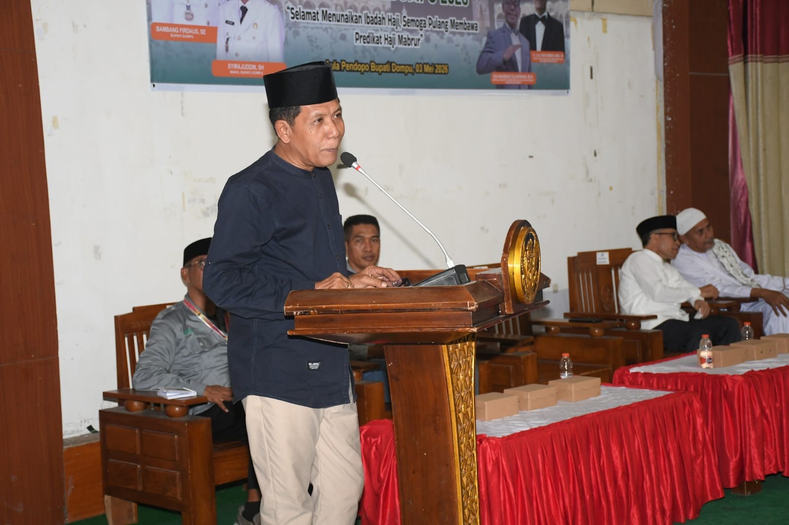 Pj. Sekda Secara Resmi Lepas CJH Kabupaten Dompu Kloter 11 Sebanyak 139 Orang