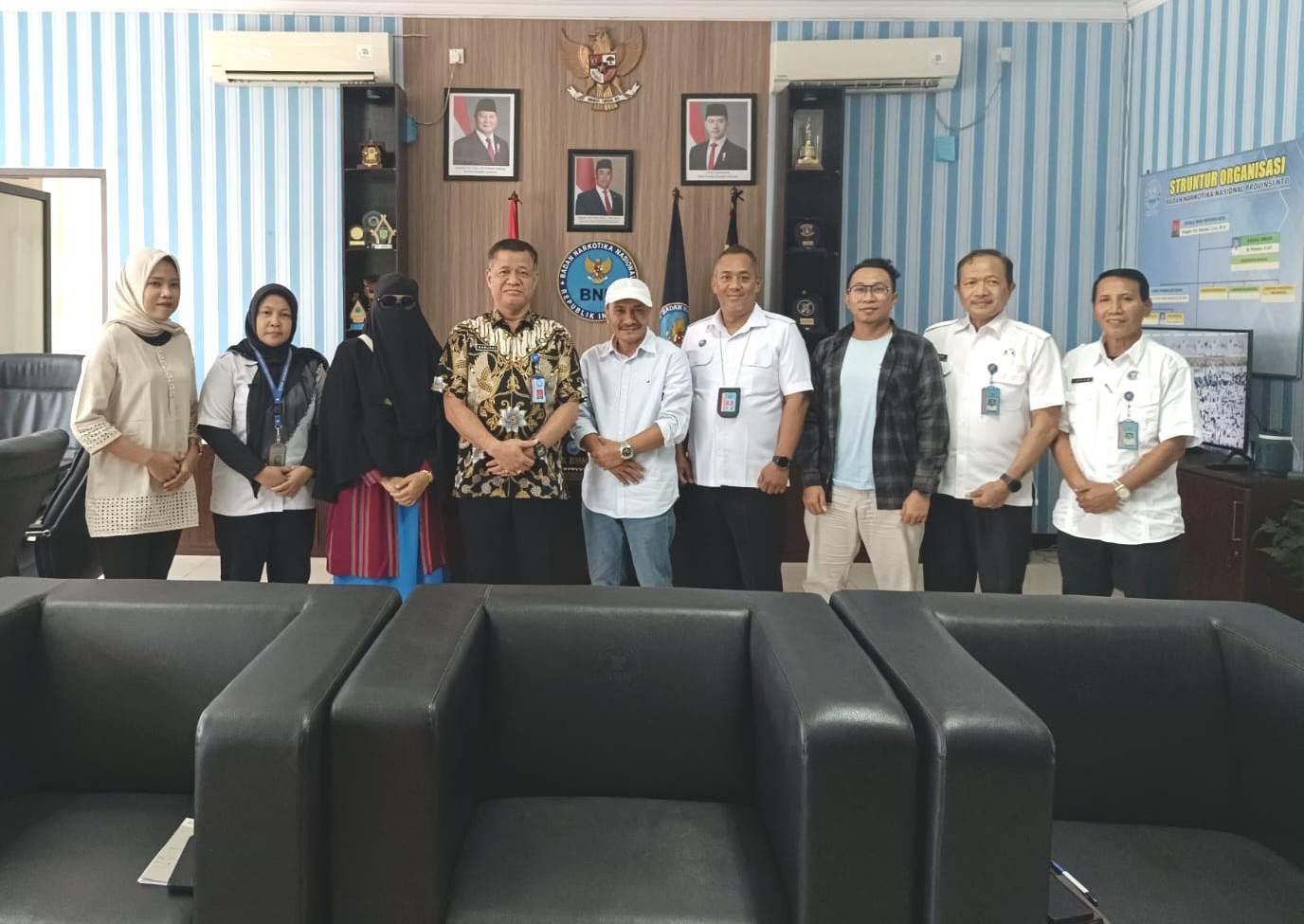 Perkuat P4GN, Wabup Dompu Kunker Ke BNN Propinsi  NTB