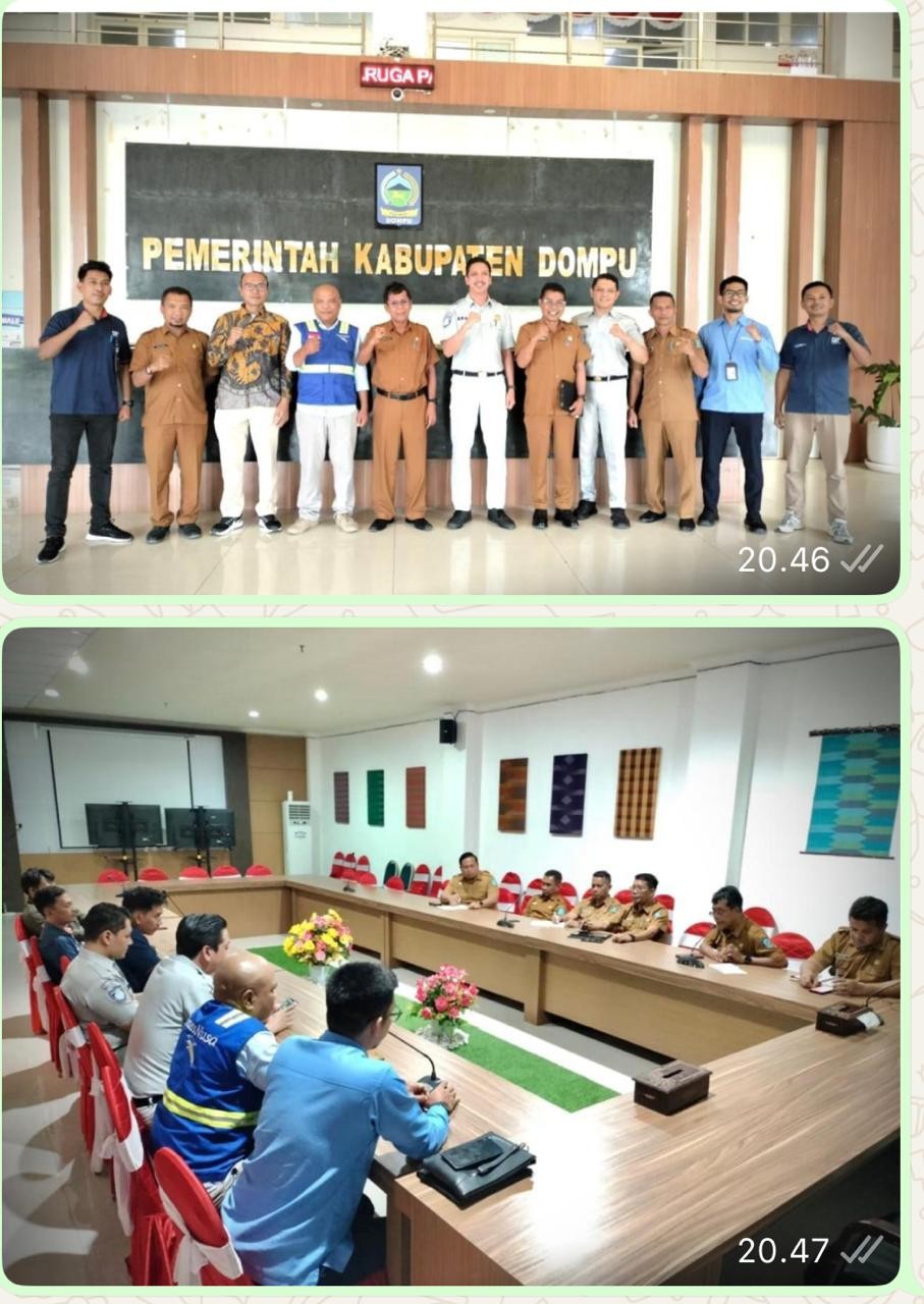 Bupati Dompu Diwakili Pj. Sekretaris Daerah Terima Audiensi Pimpinan BUMN