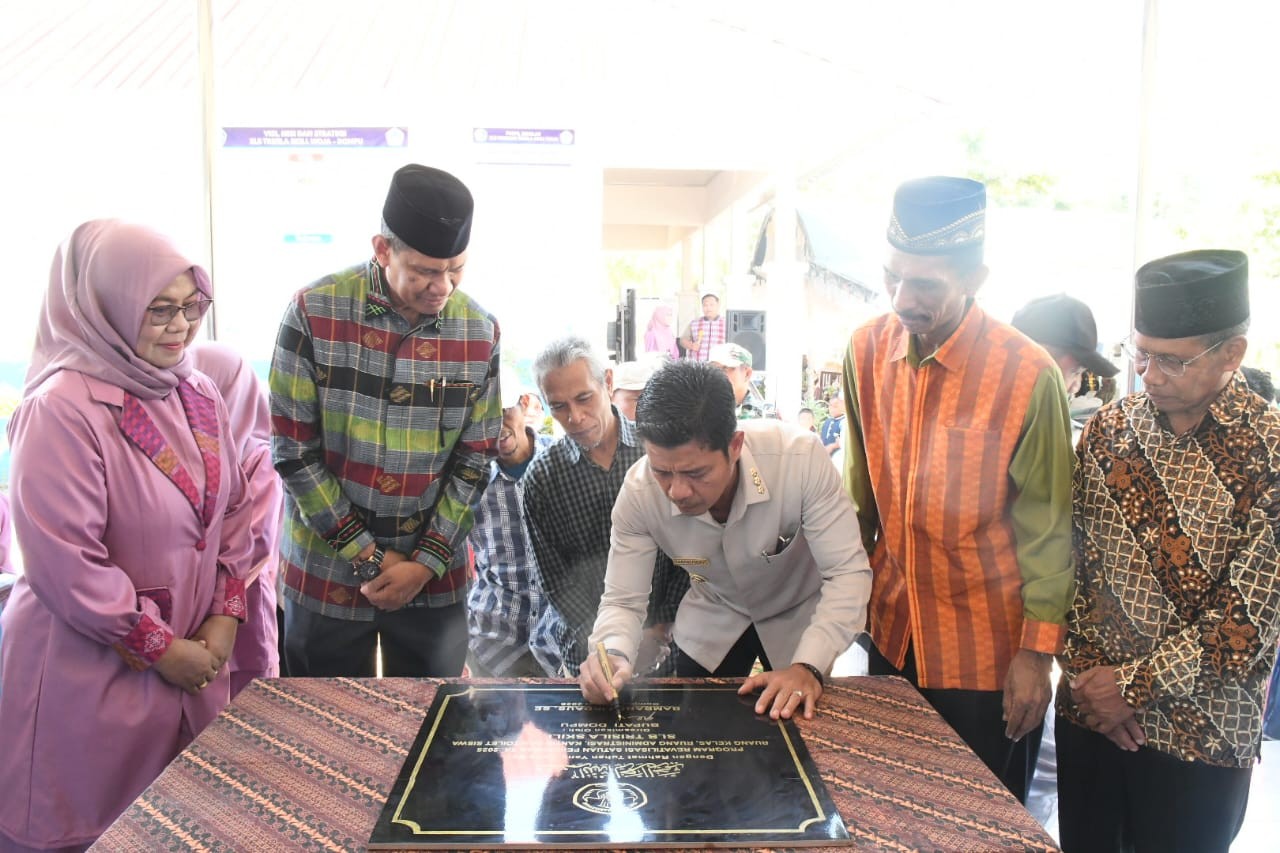 Resmikan SLB Tri Sila Skill Bupati Dompu, Ajak Orang Tua Sekolahkan Anak Berkebutuhan Khusus