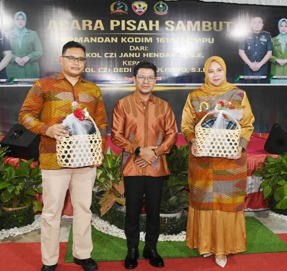 Pisah Sambut Dandim 1614/Dompu, Bupati Ajak Forkopimda Bersatu Bangun Daerah  Bumi Nggahi Rawi Pahu