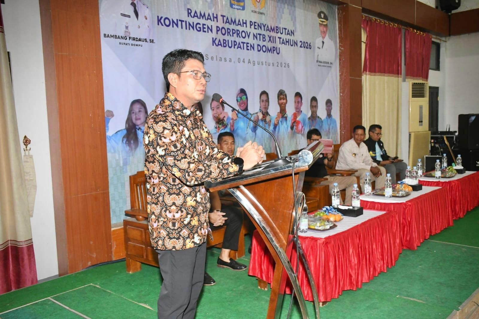 Ramah Tamah Kontingen Porprov, Bupati Dompu Apresiasi Perjuangan Para Atlet