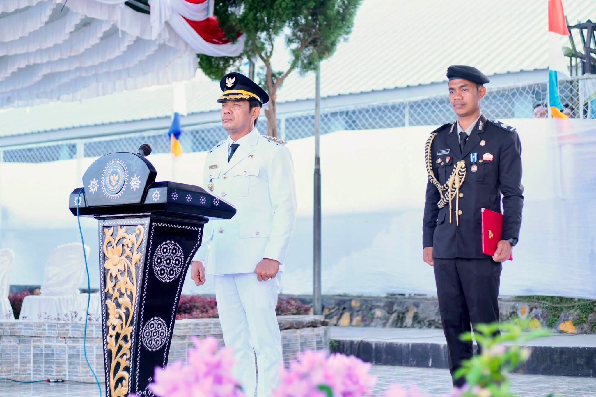 Bupati Dompu Pimpin Upacara Remisi HUT ke-81 RI, 386 Warga Binaan Terima Pengurangan Masa Tahanan