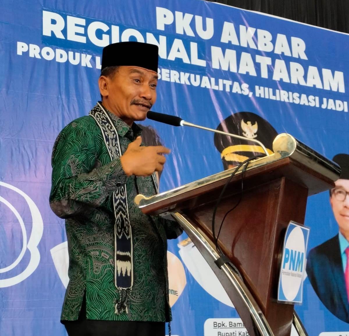 Wabup Dompu Hadiri Acara Pelatihan PKU Akbar PT. PNM Region 4 Cabang Mataram