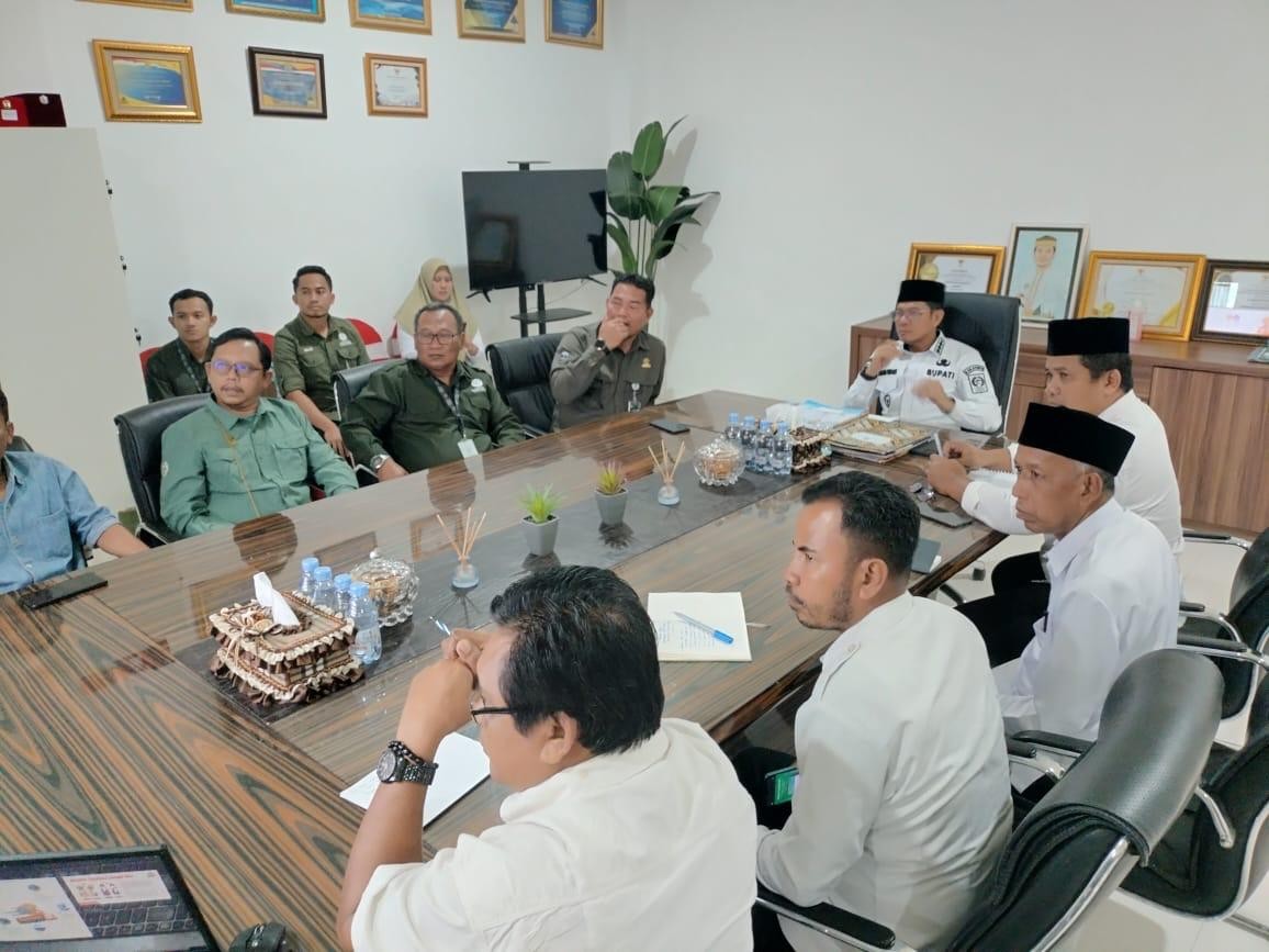 Bupati Dompu Terima Audiensi Kepala Balai Taman  Nasional Tambora 