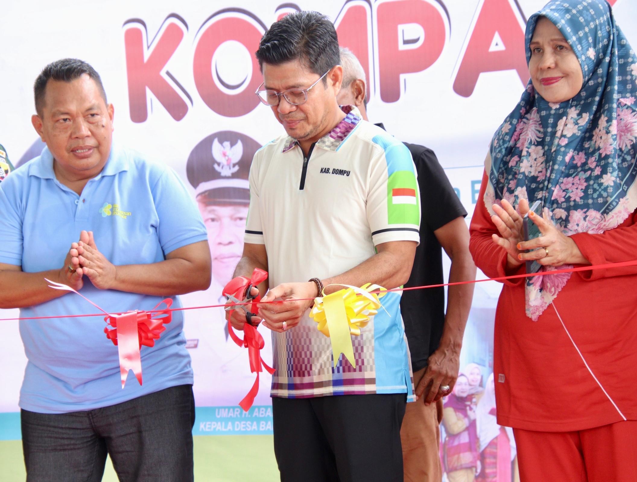Launching  Kompak  di BLUD PKM Dompu Barat, Bupati Dompu Ingatkan Warga Cek Kesehatannya
