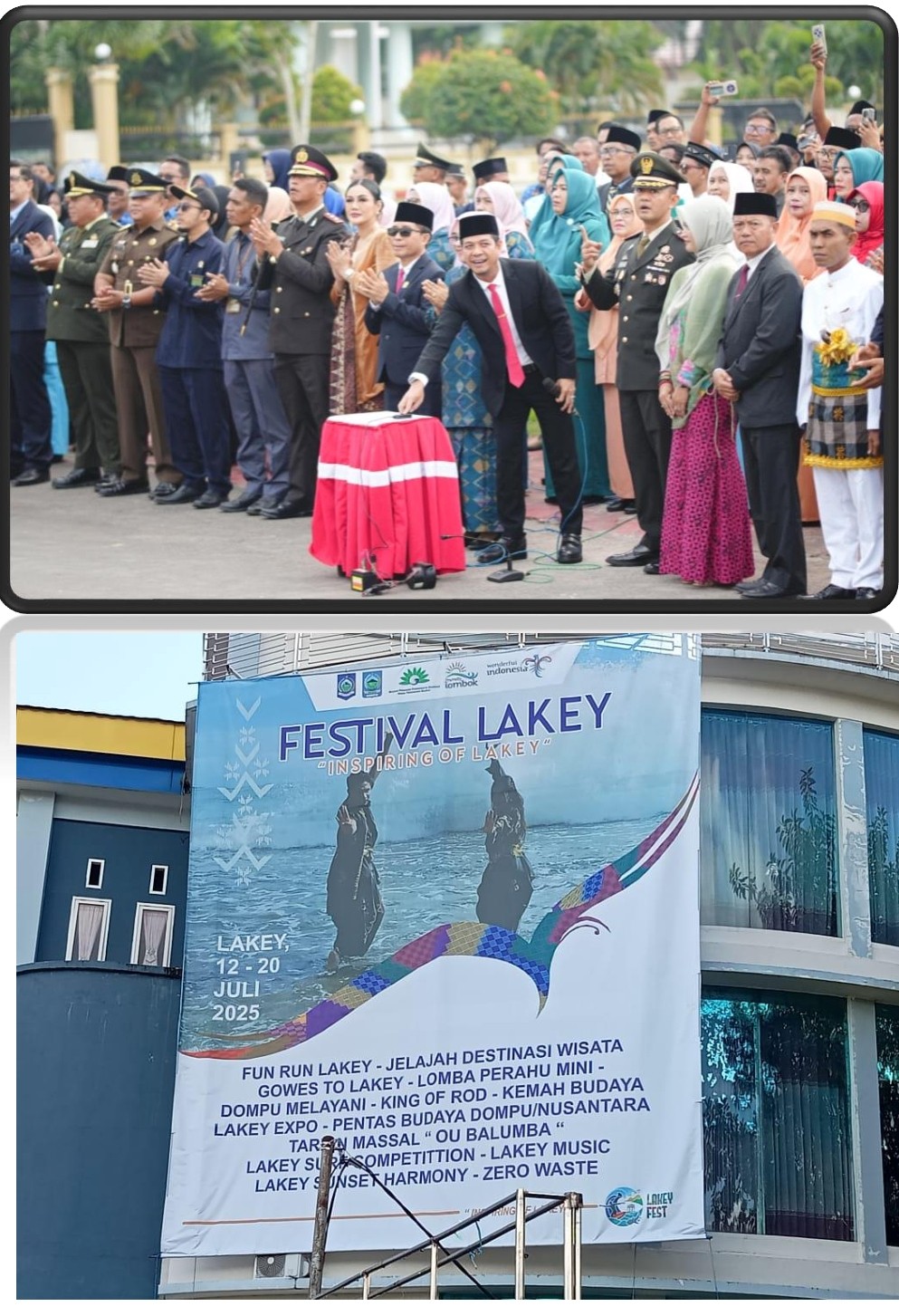 Rangkaian Kegiatan Festival Lakey Yang Dilaunching Bupati Dompu