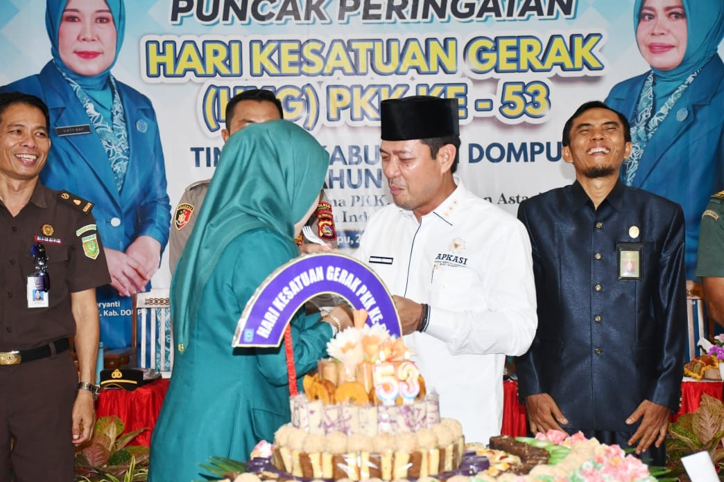 Buka Acara HKG PKK Ke-53, Bupati Dompu Support Ibu PKK Sebagai Sosok Hebat dan Penginspirasi