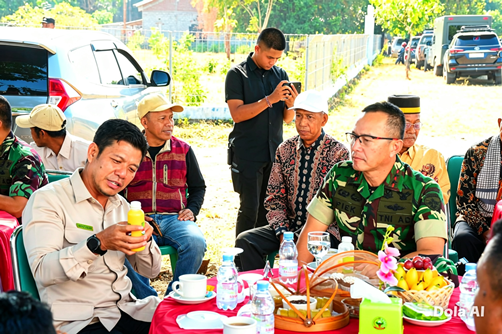 Didampingi Bupati Dompu, Pangdam IX Udayana Cek Pembangunan KDMP di Desa Nangamiro