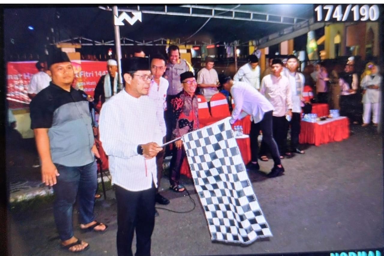 Sambut dan Meriahkan Idulfitri 1447 H, Bupati Dompu Lepas Pawai Takbir Keliling