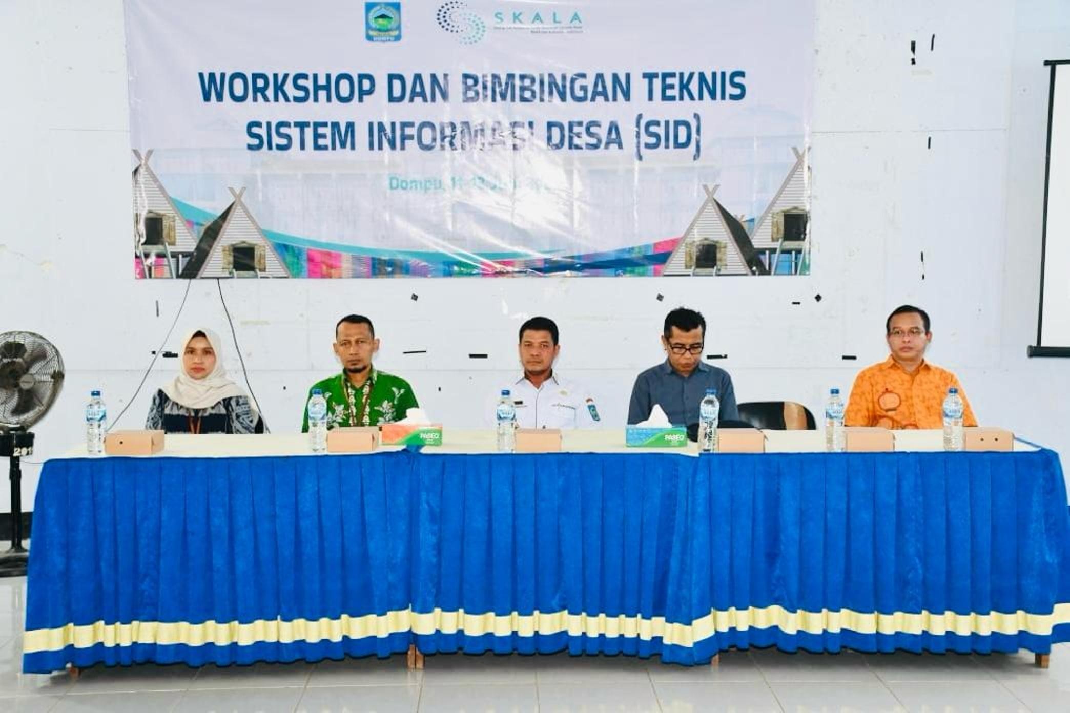 BUPATI DOMPU BUKA SECARA RESMI WORKSHOP BIMBINGAN TEKNIS SISTEM INFORMASI DESA