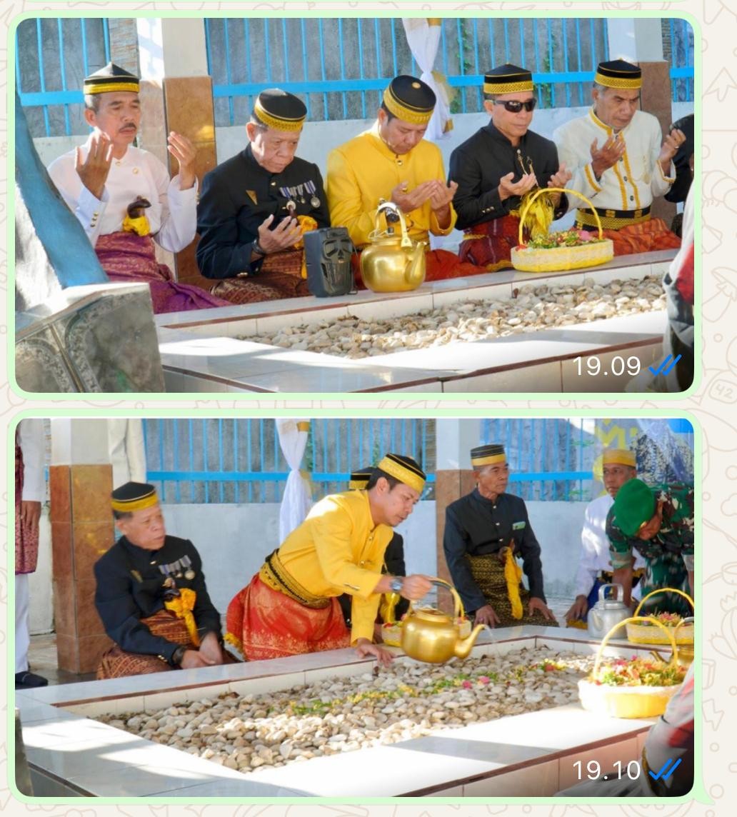 Ziarah Makam Pendahulu Daerah, Dalam Rangka HUT Ke-211, Bupati Dompu: Mohon Restu Lanjutkan Pembangu