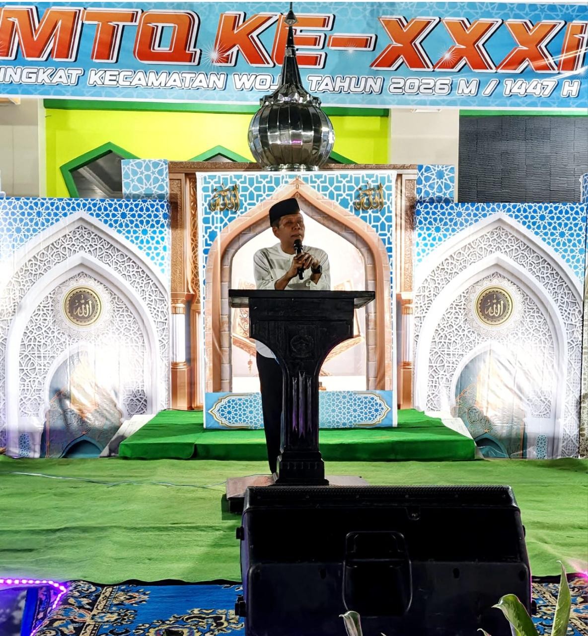 Buka MTQ Ke-31 TK. Kecamatan Woja, Pj. Sekda Informasikan Tuan Rumah MTQ Kabupaten