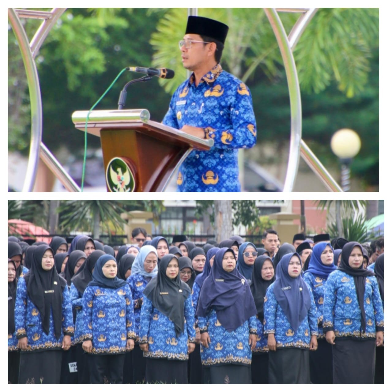 Apel Koordinasi, Bupati Dompu : Efisiensi Anggaran, Disiplin, Loyalitas & Etos Kerja ASN Diperlukan