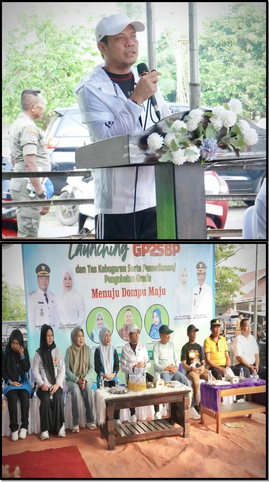 Sehat Harus Mulai dari Diri Sendiri, hal itu diungkapn Bupati Dompu Dalam Launching (GP2SBP)