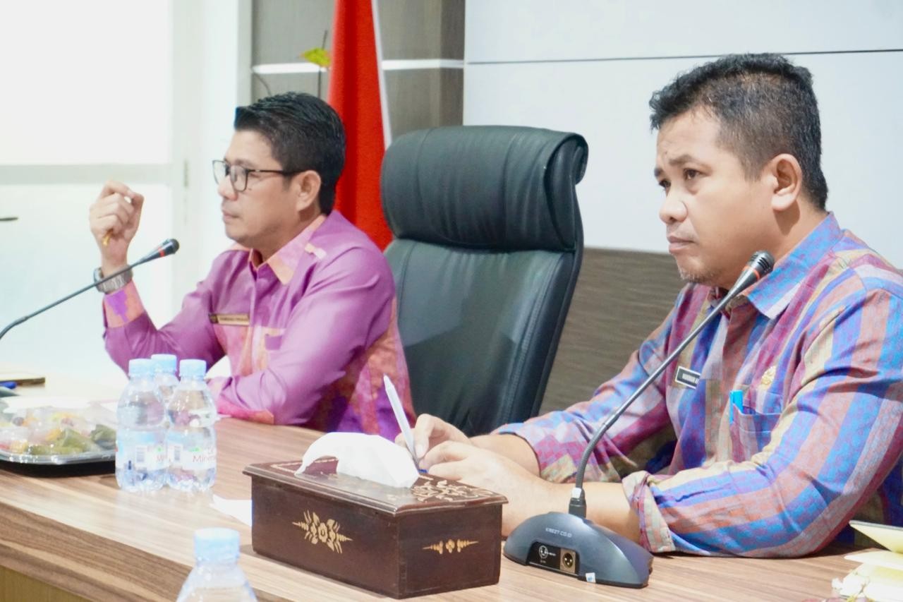 Bupati Pimpin Rakor Penetapan Nama CPB Huntap Desa Daha Kecamatan Huu Tahap VI