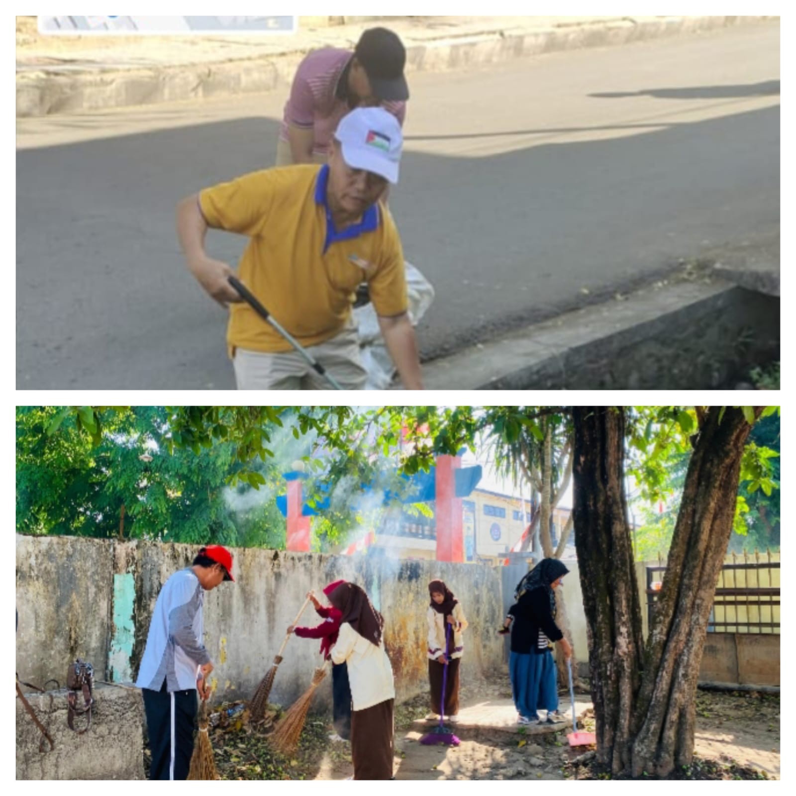 Program Jumat Bersih Semesta, Sekda Dompu Pimpin Kegiatan Kebersihan