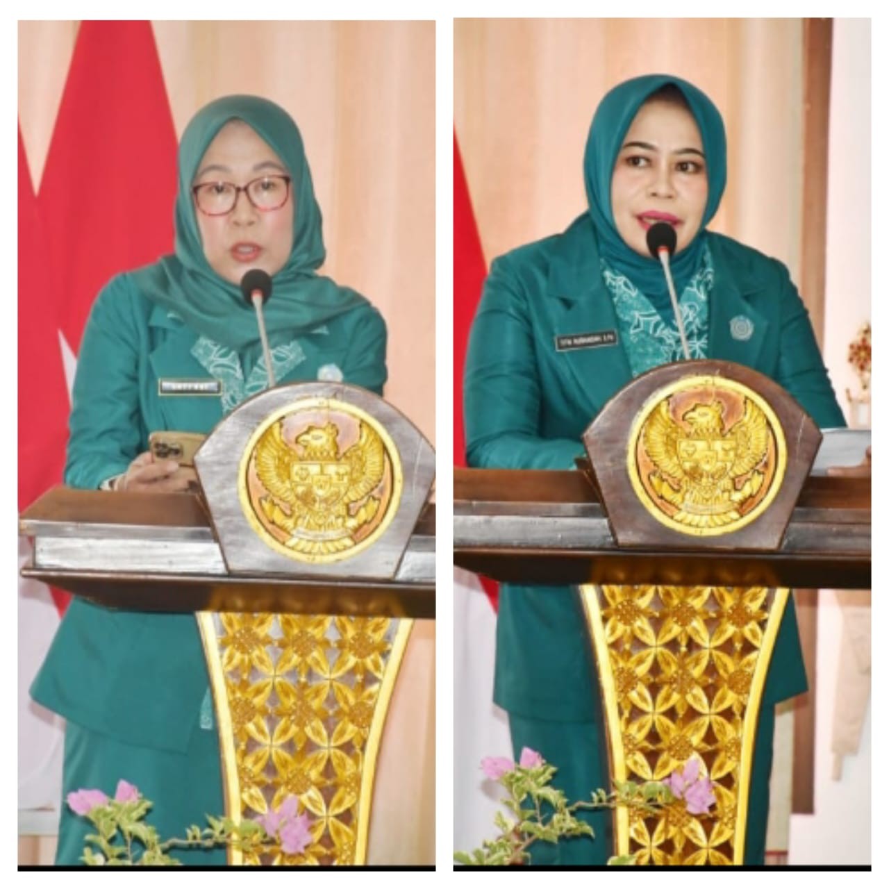 Momen HKG PKK Ke-53, Ketua dan Waket TP. PKK Sampaikan Pesan dan Harapan Lewat Pantun