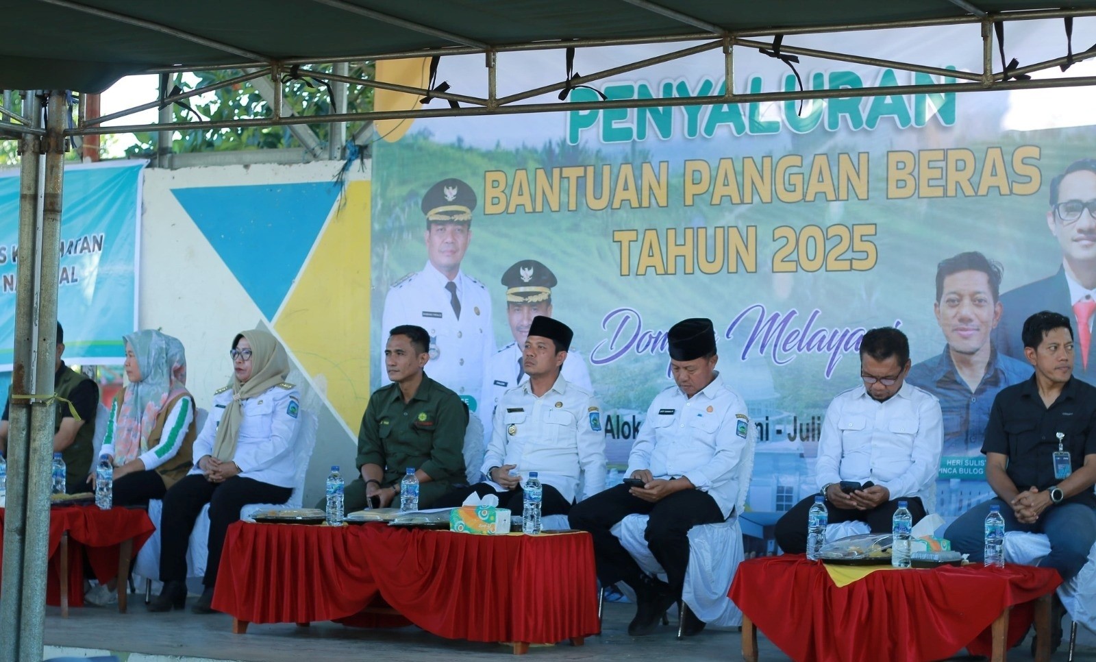 KUNKER DI PEKAT, BUPATI HADIR DITENGAH WARGA BERTAJUK DOMPU MELAYANI