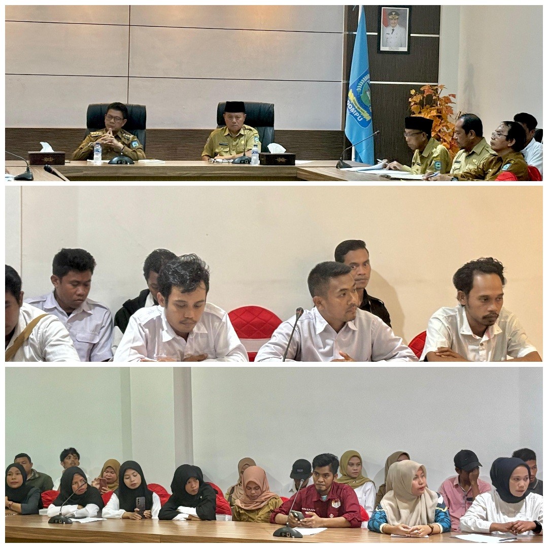 Bupati Dompu Terima Audiensi Aliansi Honorer  Non Database BKN Gagal CPNS