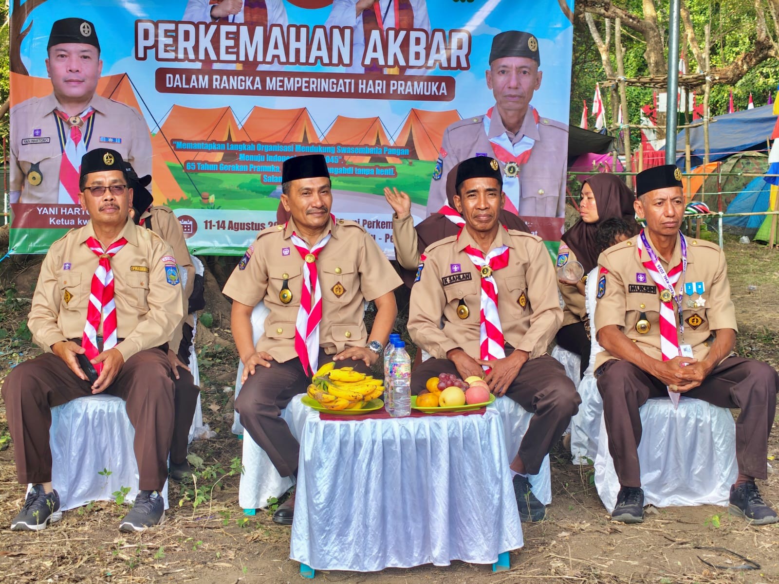 Wabup Dompu Buka Kemah Akbar Pramuka Kwartir Pekat, Tekankan Pembentukan Karakter Generasi Muda